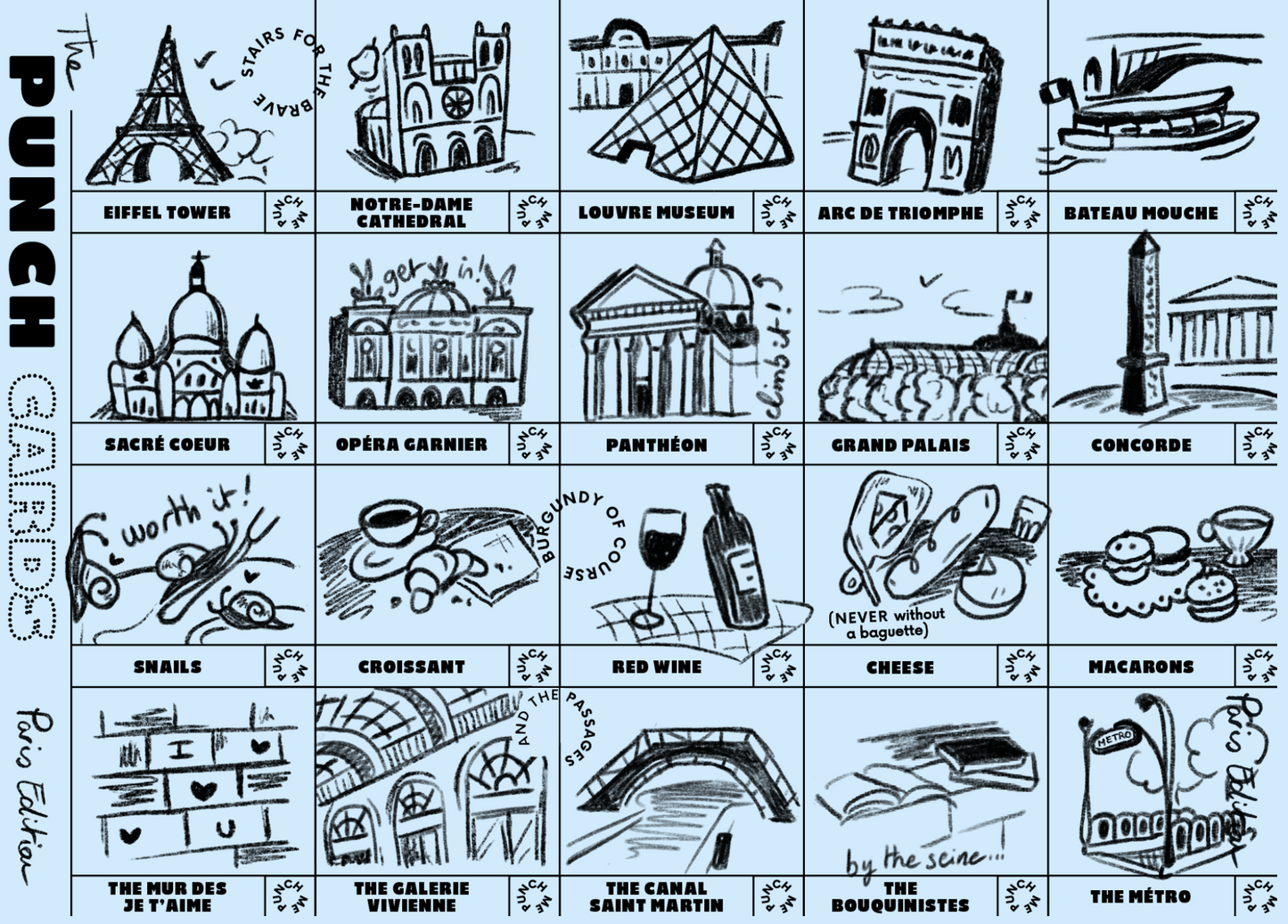 π By the Seine π PUNCHCARDS
