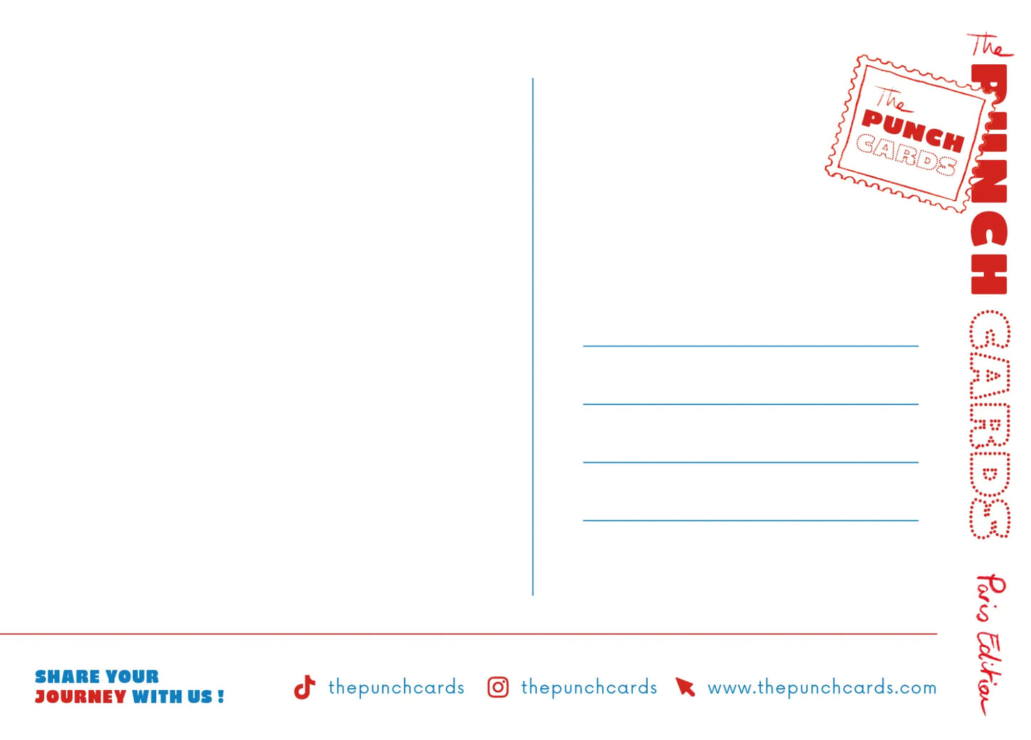 🇫🇷 French Cancan 🇫🇷 Paris PUNCHCARDS The PUNCHCARDS
