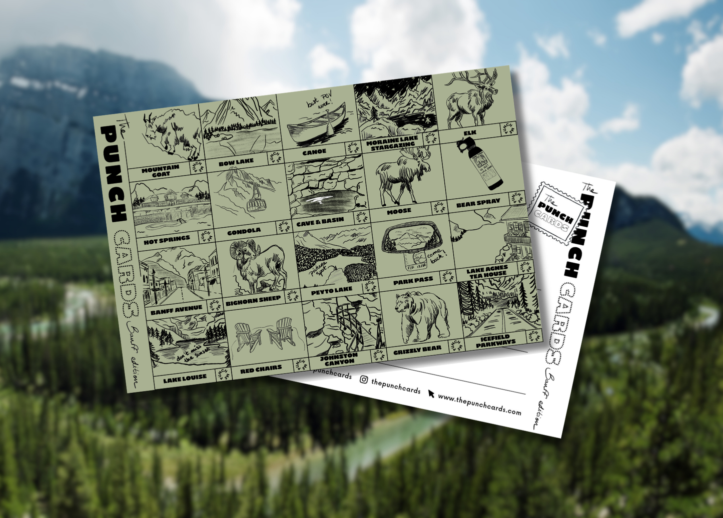 The FOREST edition — The Banff Punchcard by The Punchcards (Copie) THE PUNCHCARDS