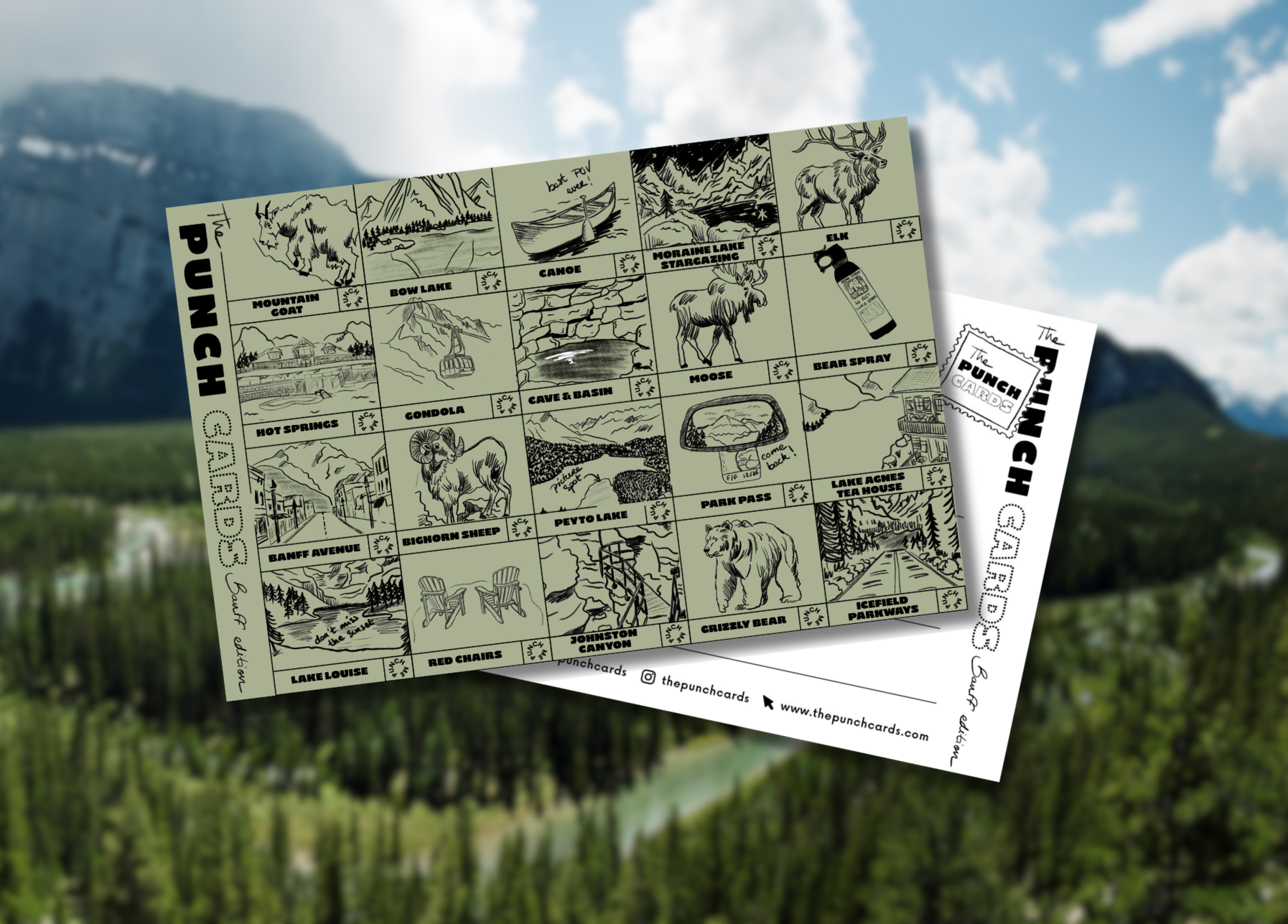The FOREST edition — The Banff Punchcard by The Punchcards (Copie) THE PUNCHCARDS