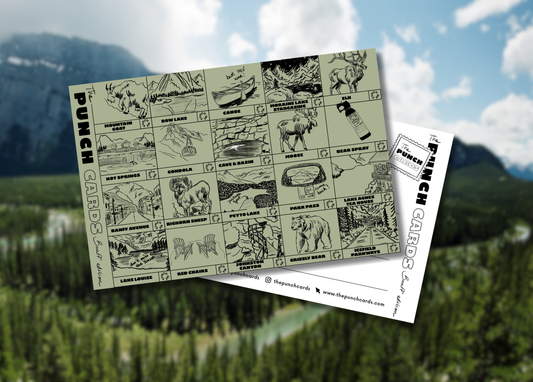 The FOREST edition — The Banff Punchcard by The Punchcards (Copie) THE PUNCHCARDS